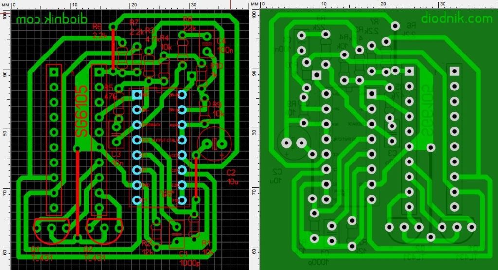 SG6105'in mevcut düzenlemeyle TL494 ile değiştirilmesi